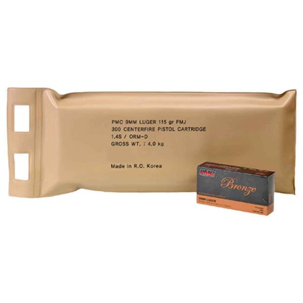 PMC Bronze - 9mm Luger (115gr) Battle Packs